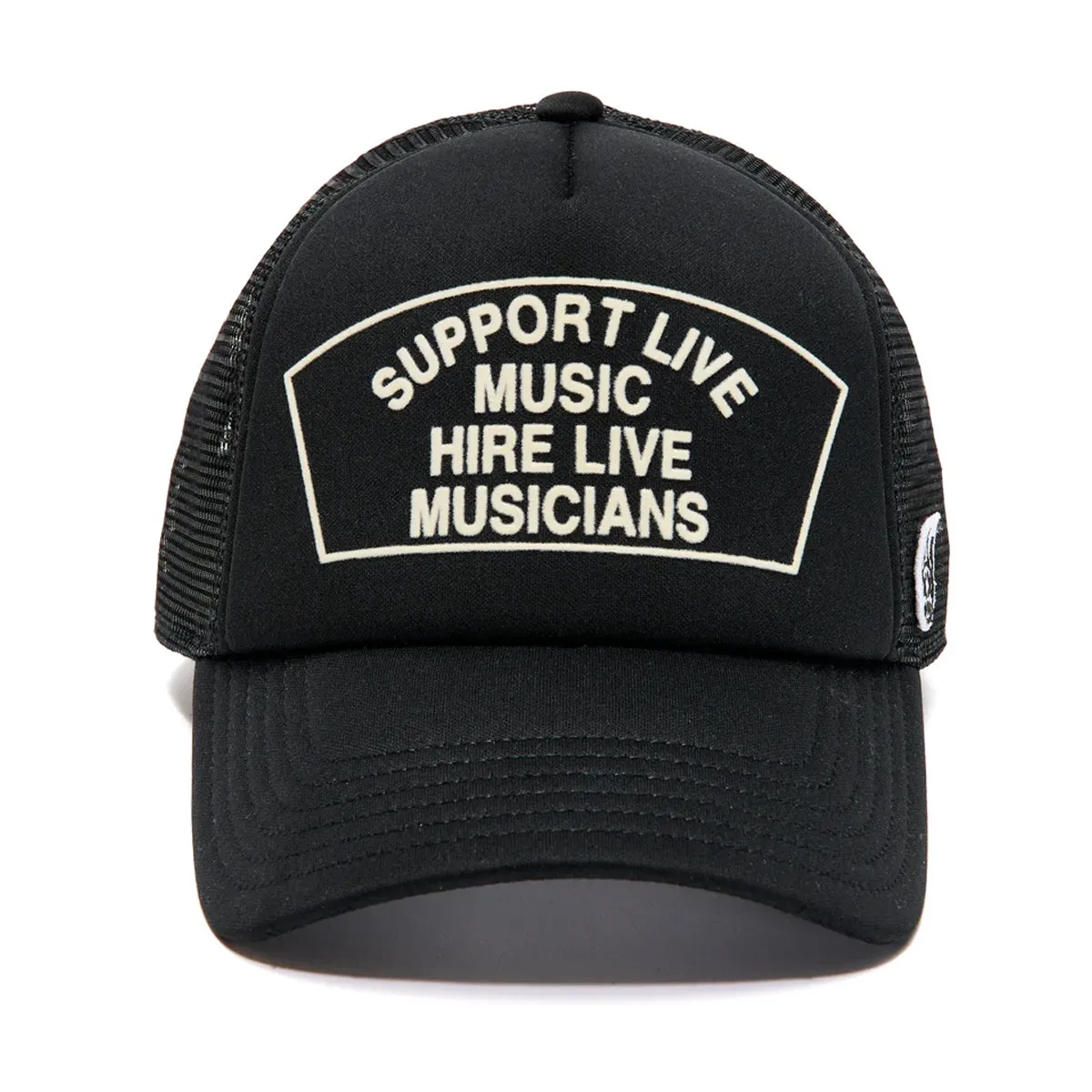 Cult Of Individuality Mens Support Live Music Trucker Hat 624BC-CH54A Black
