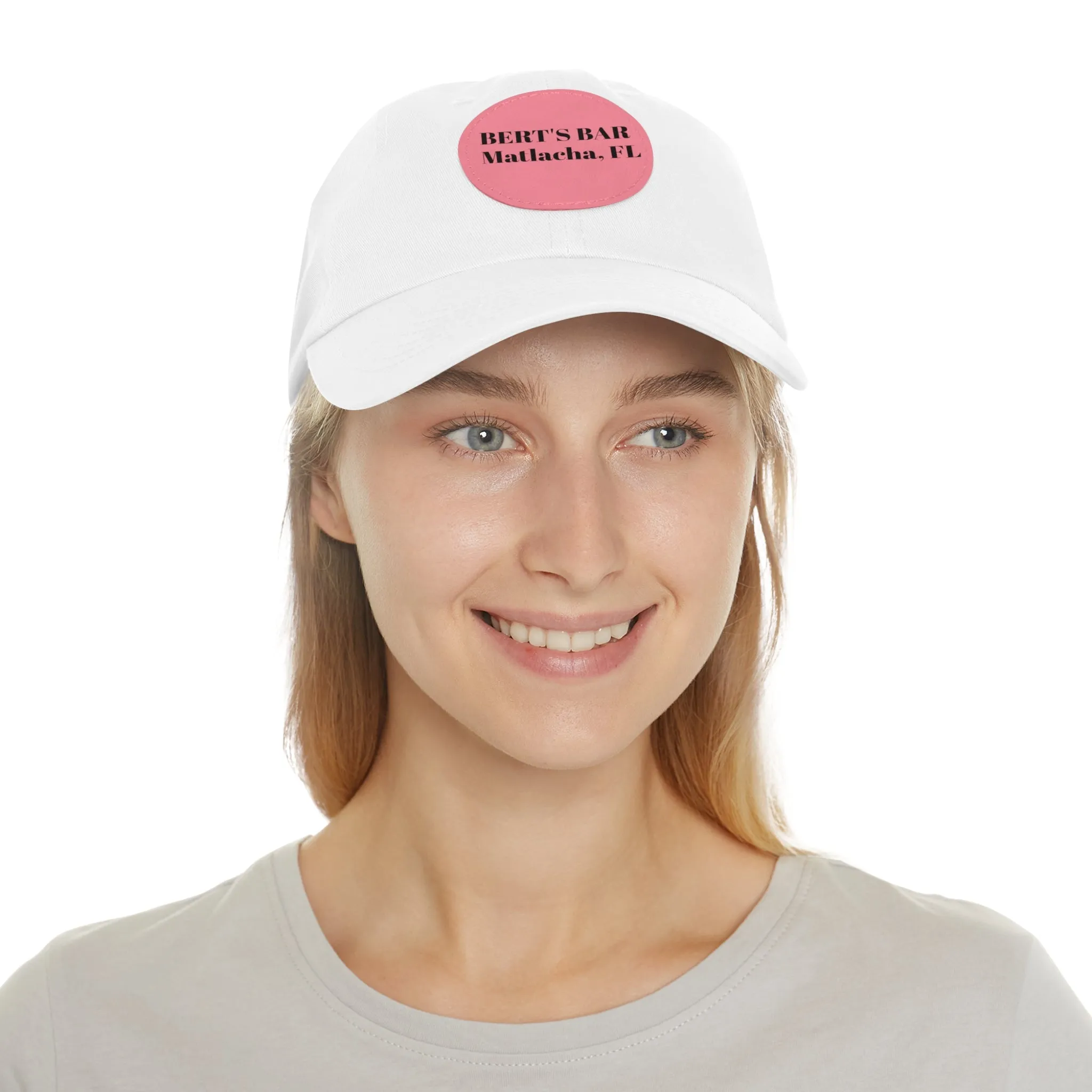 Dad Hat with Leather Patch (Ship Only)