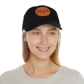 Dad Hat with Leather Patch (Ship Only)