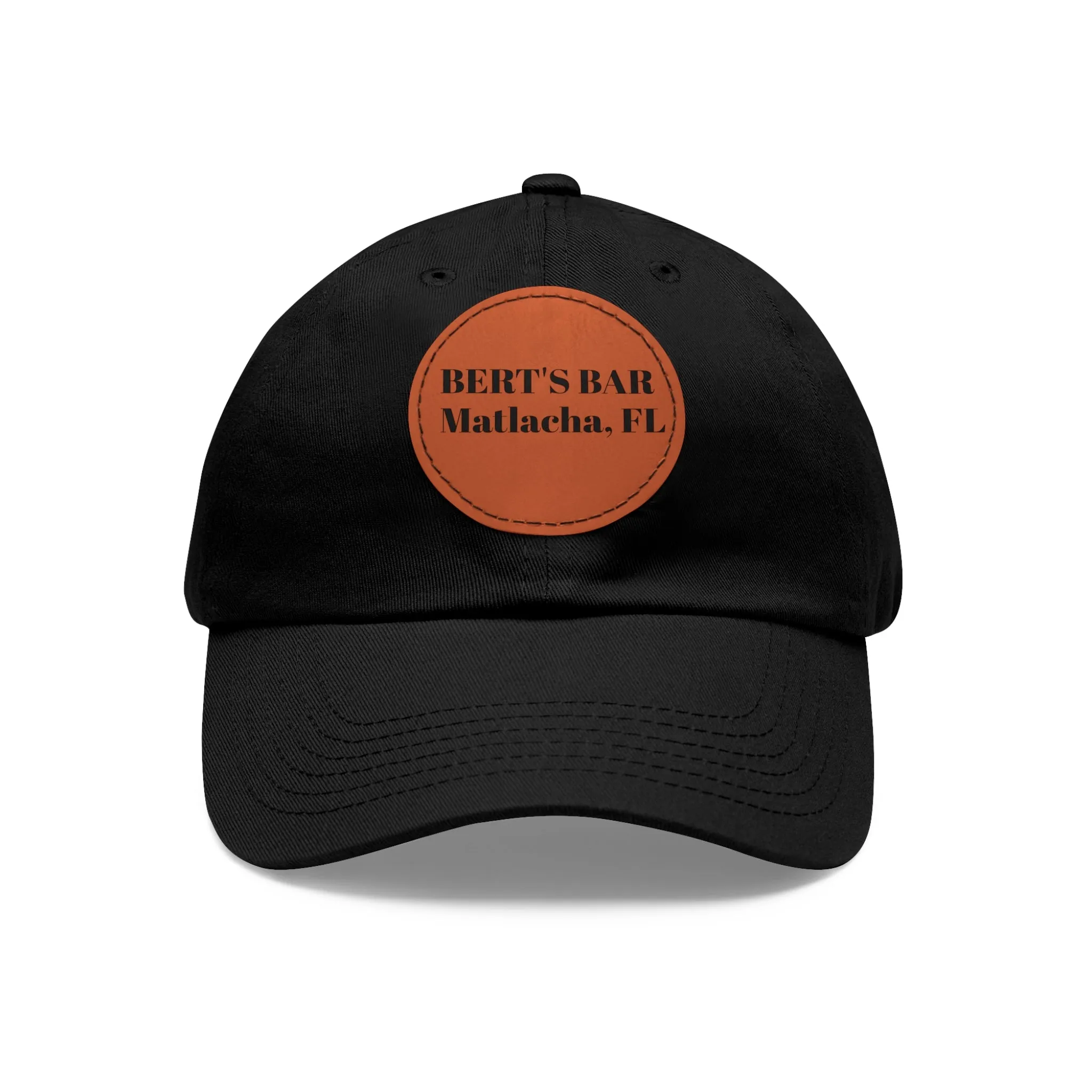 Dad Hat with Leather Patch (Ship Only)