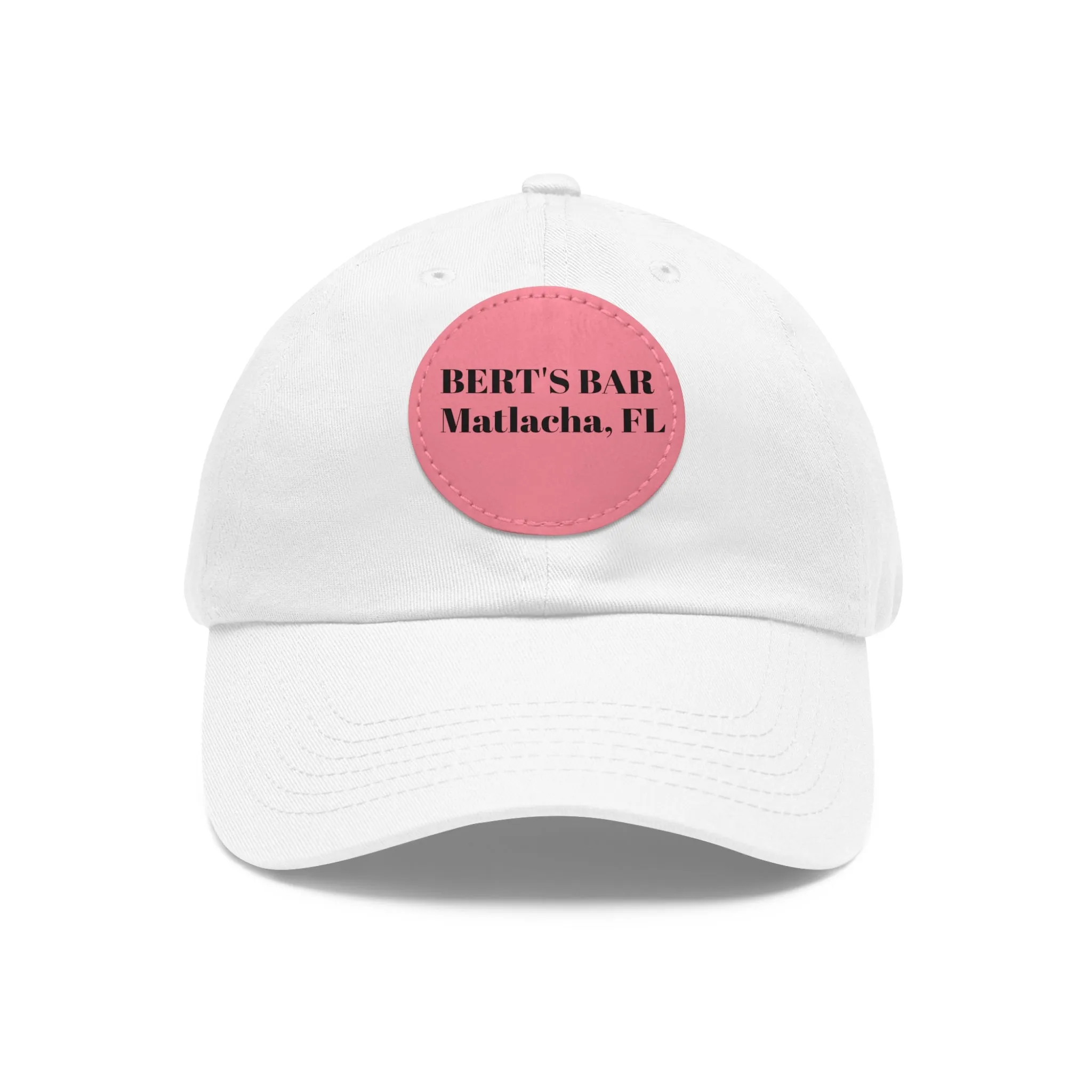 Dad Hat with Leather Patch (Ship Only)