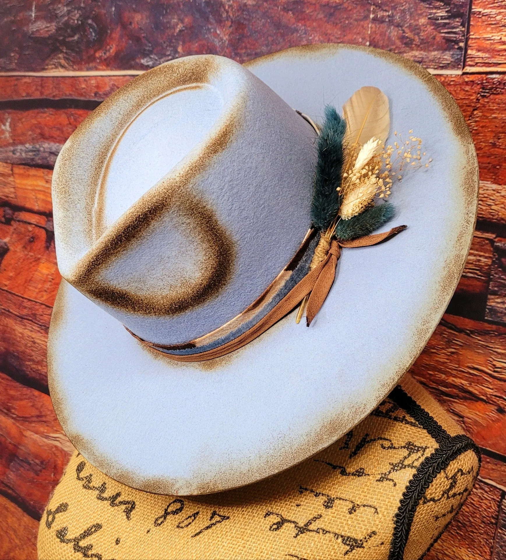 Denim Felt Hat