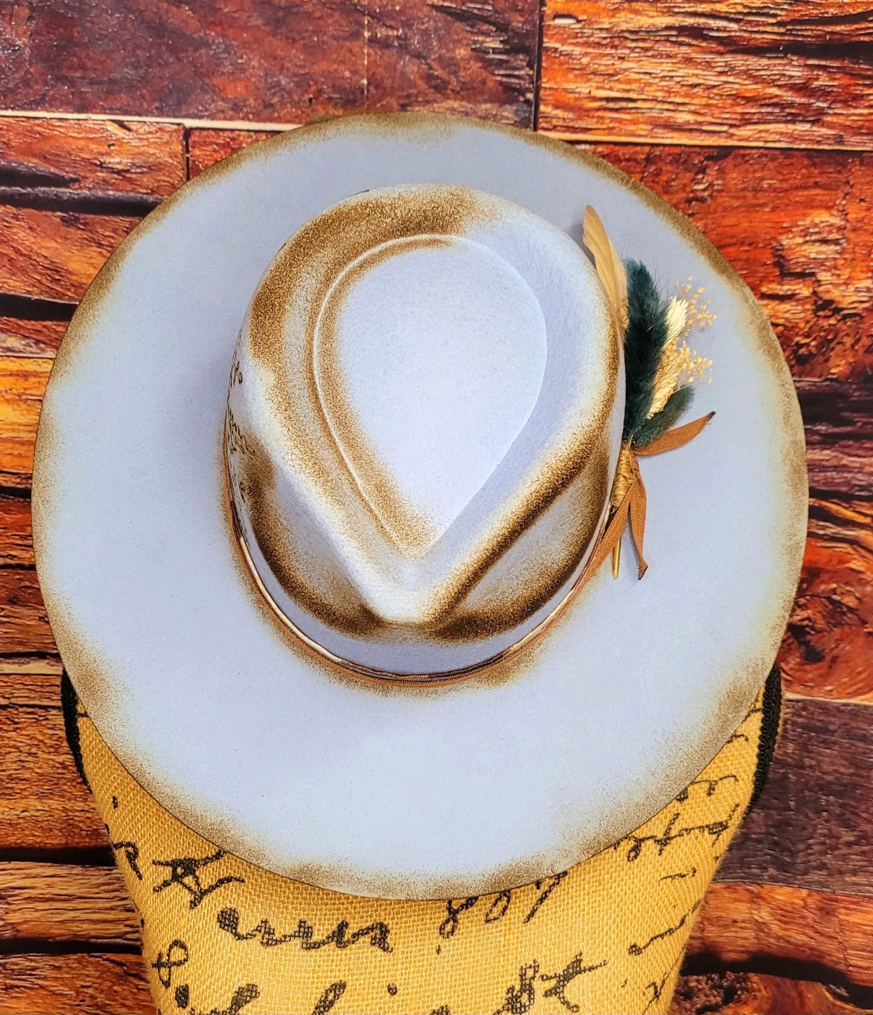 Denim Felt Hat