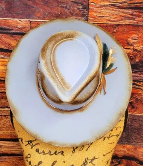 Denim Felt Hat