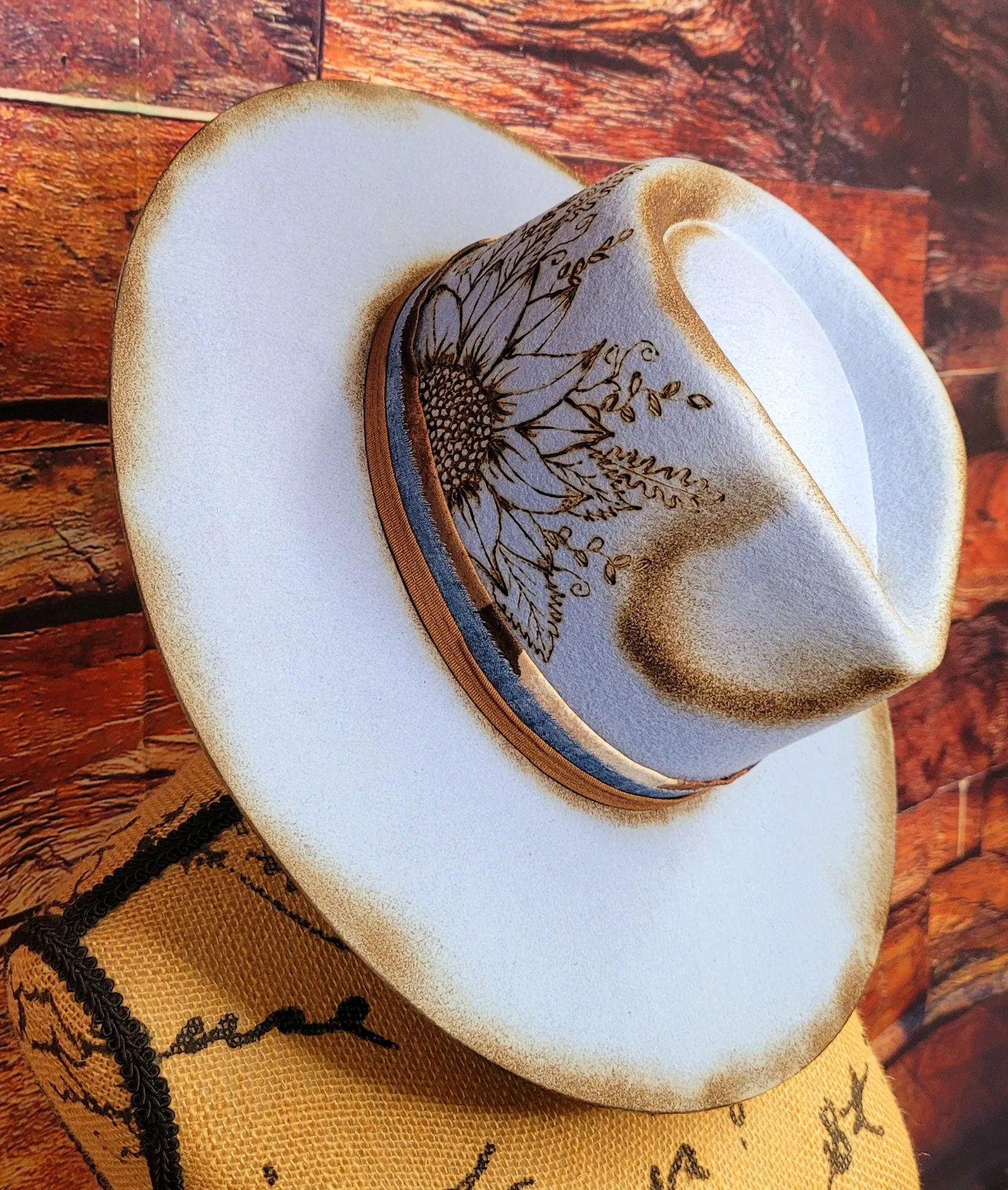 Denim Felt Hat