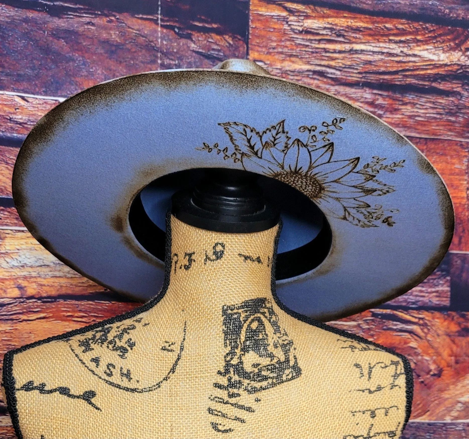 Denim Felt Hat