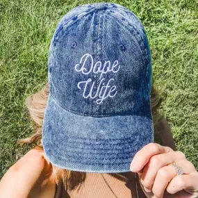 Dope Wife Acid Wash Blue Jean