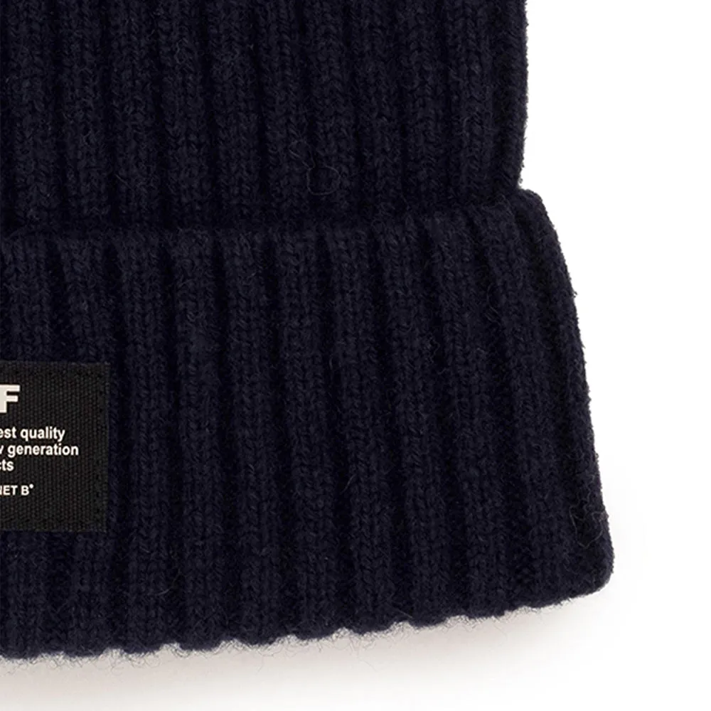 ECOALF DEEP NAVY THICK BEANIE