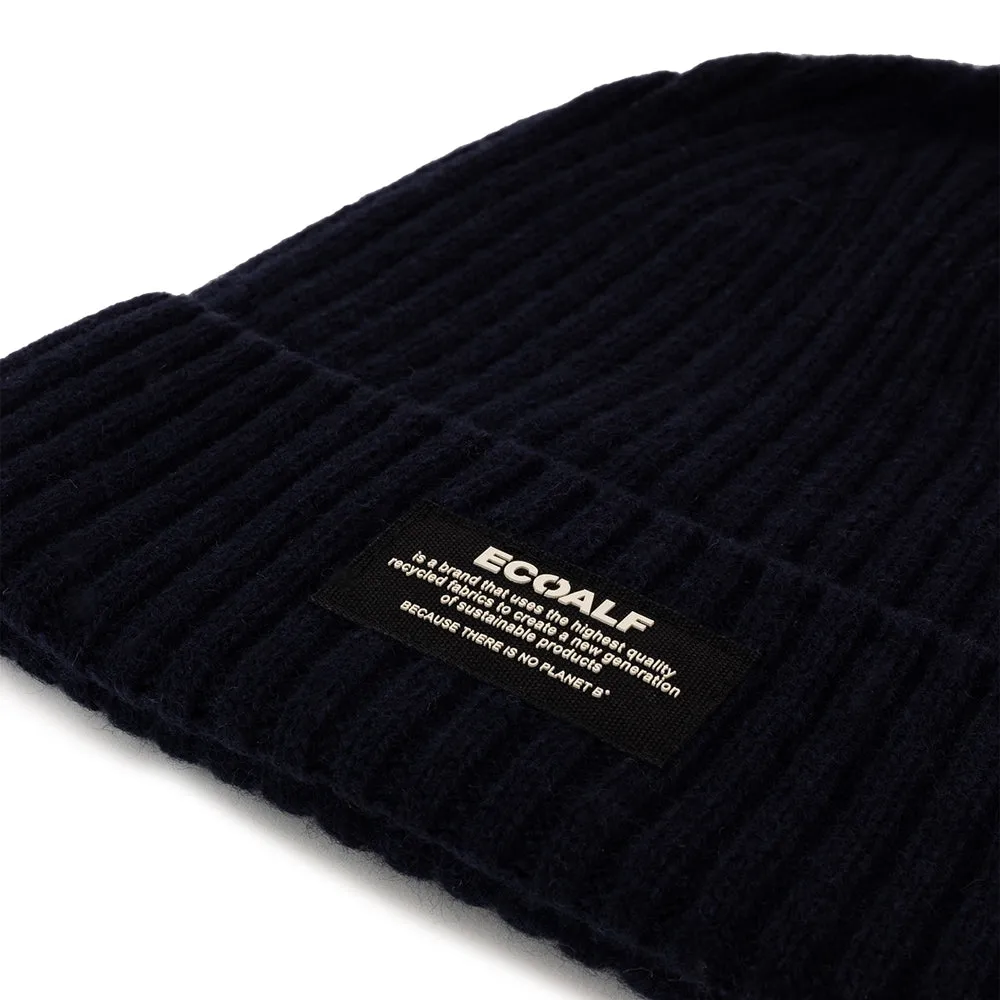 ECOALF DEEP NAVY THICK BEANIE