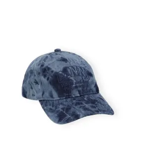 Embroidered Denim Logo Cap (Bleached Denim)