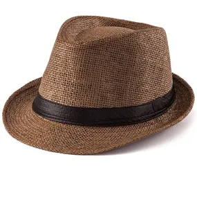 FabSeasons Brown Panama Hats