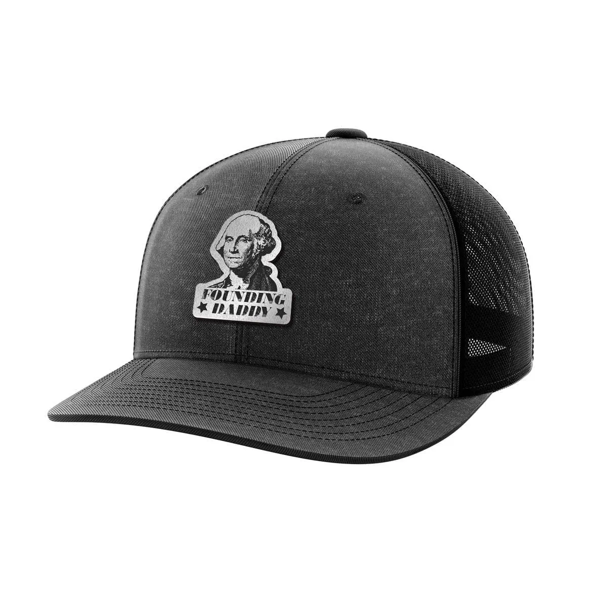 Founding Daddy Black Patch Hat