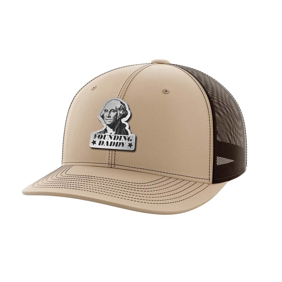 Founding Daddy Black Patch Hat