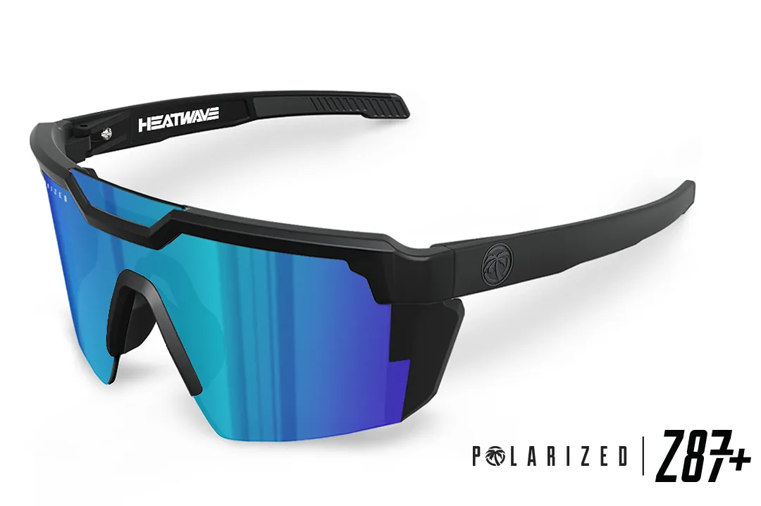 Future Tech Sunglasses in Polarized Galaxy Blue Z87 