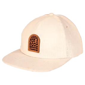 Good Times 100% Hemp Strapback | Natural
