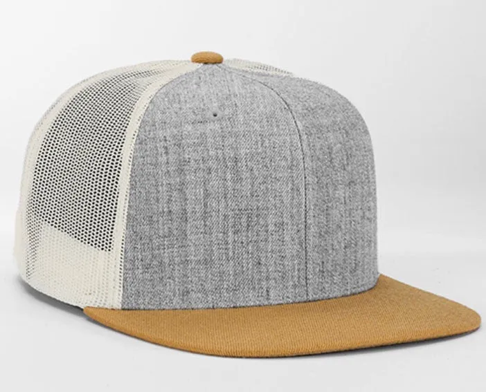H. Grey/Birch/Biscuit - 6 PANEL CUSTOM TRUCKER