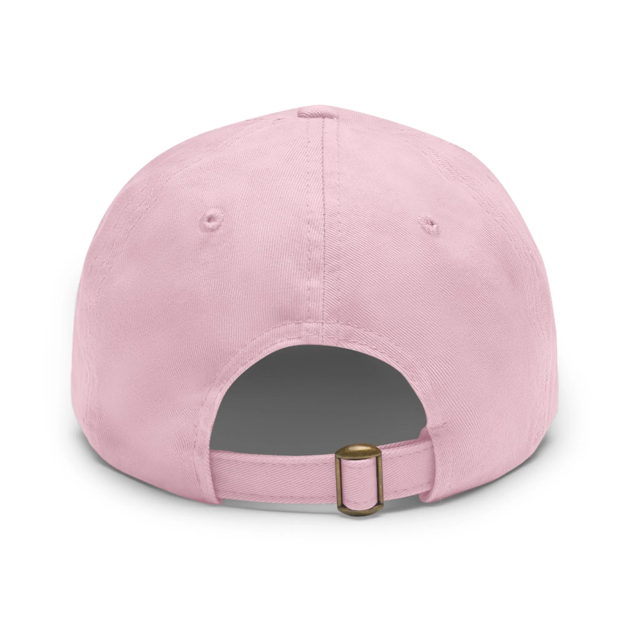 Hey Balloons Logo Dad Hat with Leather Patch (Rectangle)