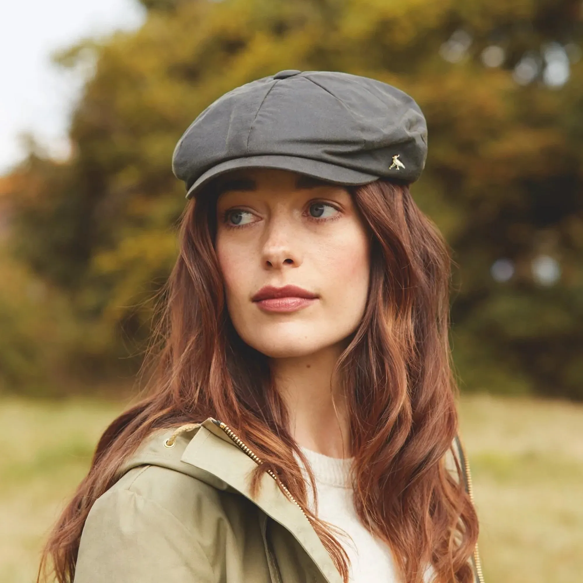 Hicks & Brown The Hengrave Wax Baker Boy Cap