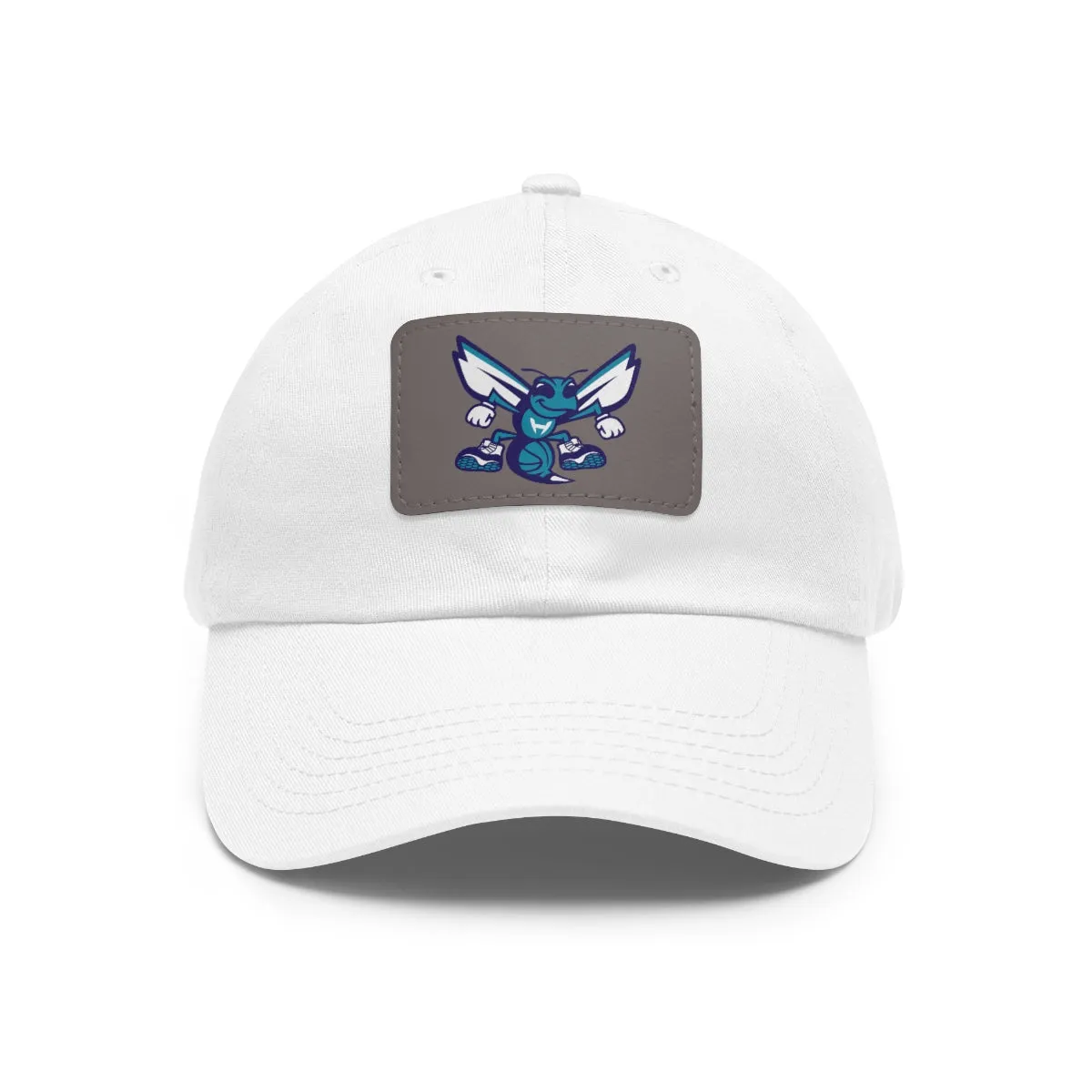 Hornets Dad Hat with Leather Patch