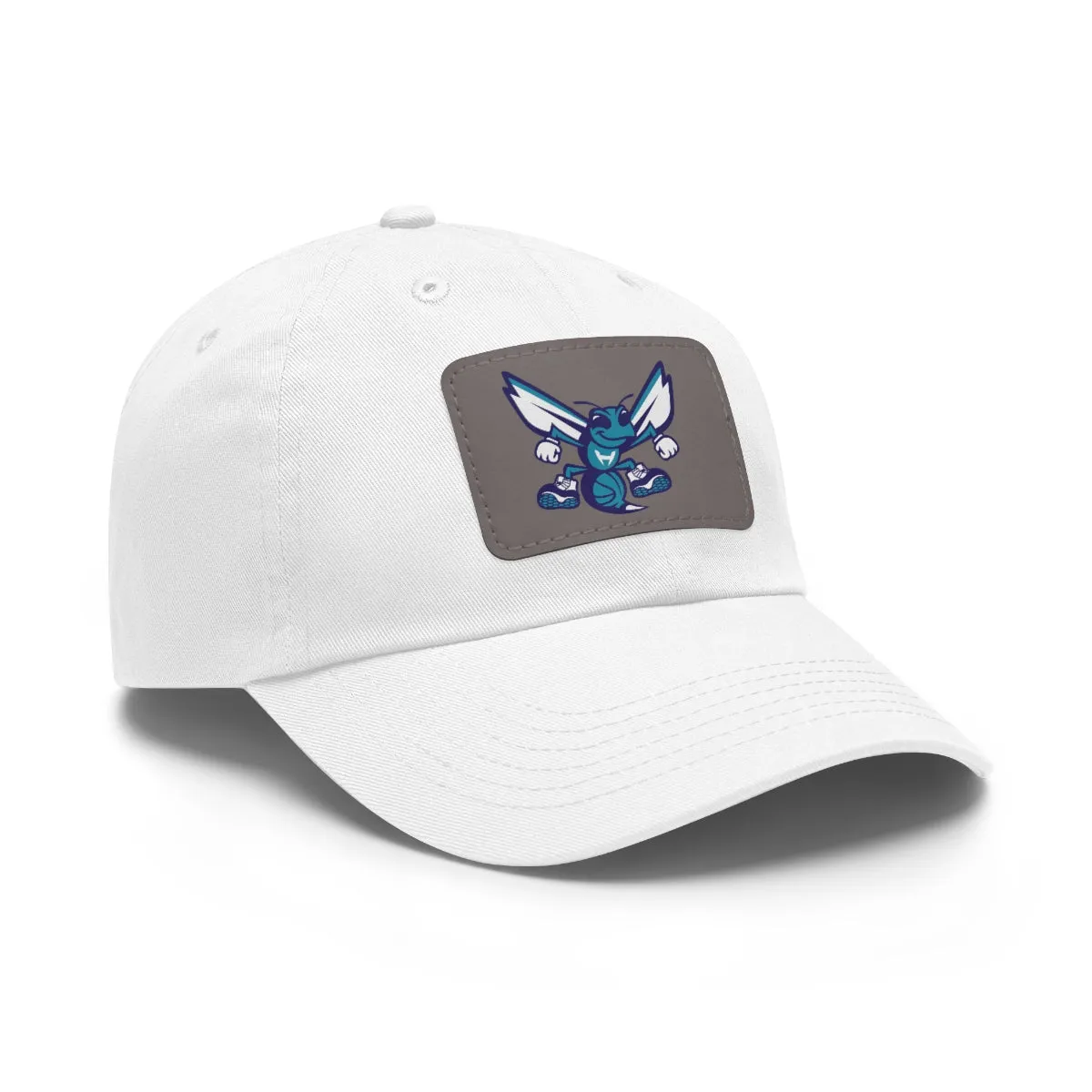 Hornets Dad Hat with Leather Patch