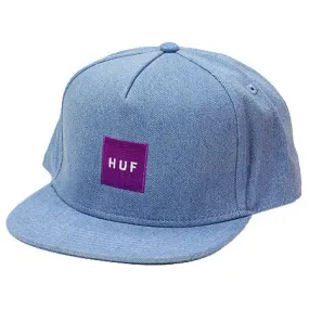 HUF Denim Box Logo Snap-Back Hat