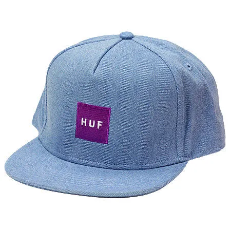 HUF Denim Box Logo Snap-Back Hat
