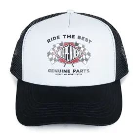 Independent - GP Flags Centre Trucker Cap Black/White