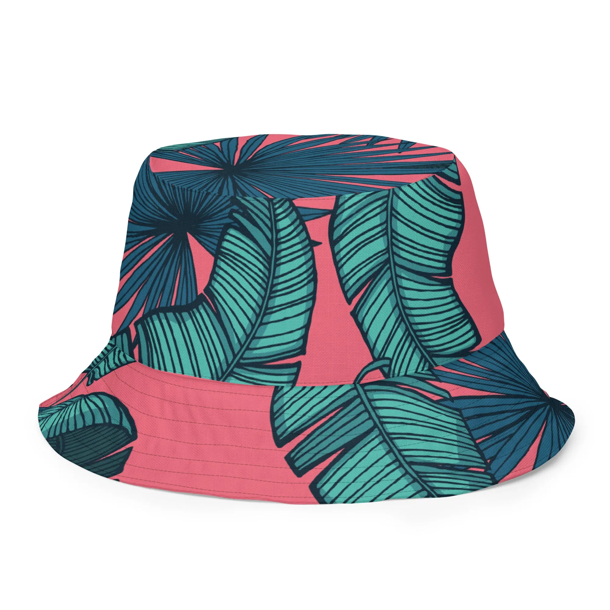 I.O.V-SPS24-Tropics Pink Reversible bucket hat