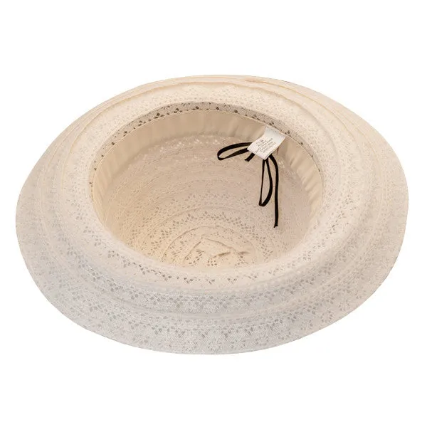 Jeanne Simmons - Poly-Cotton Lace Cloche Hat