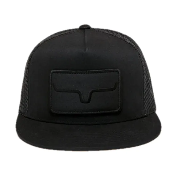 Kimes Ranch® Unisex Black On Black Banner Ventilated Cap S22-022202