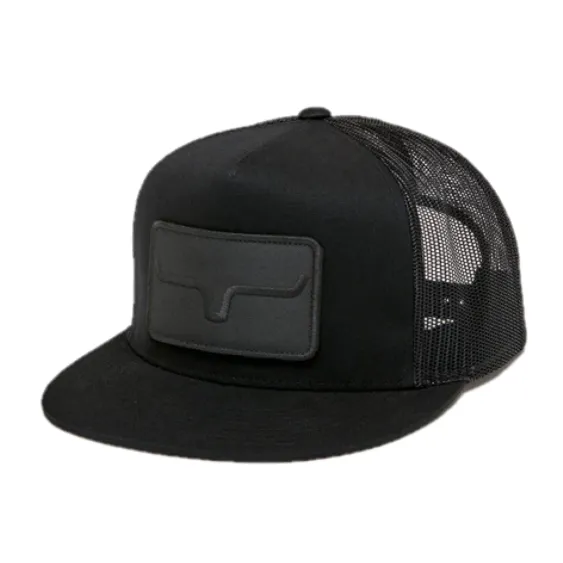 Kimes Ranch® Unisex Black On Black Banner Ventilated Cap S22-022202