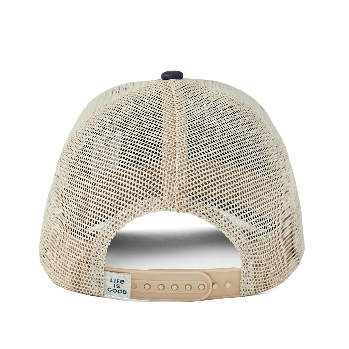 Life is Good LIG Coin Trucker Clean Hat, Darkest Blue