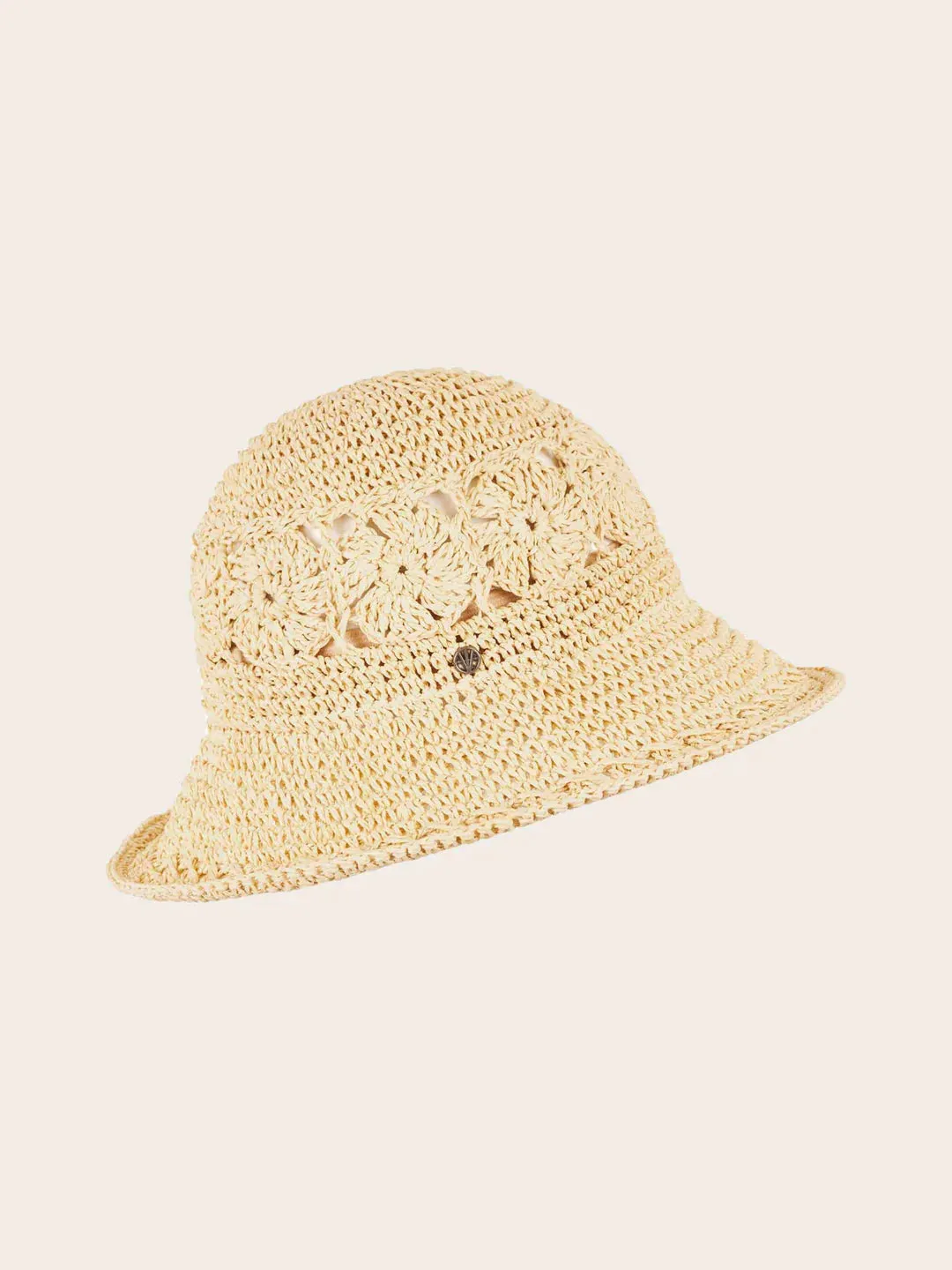 Loevenich Cloche Hat with Crocheted Boho Pattern