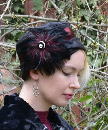 Lola Cloche Hat Style - Outback in Black (One Medium / One Large Left!)