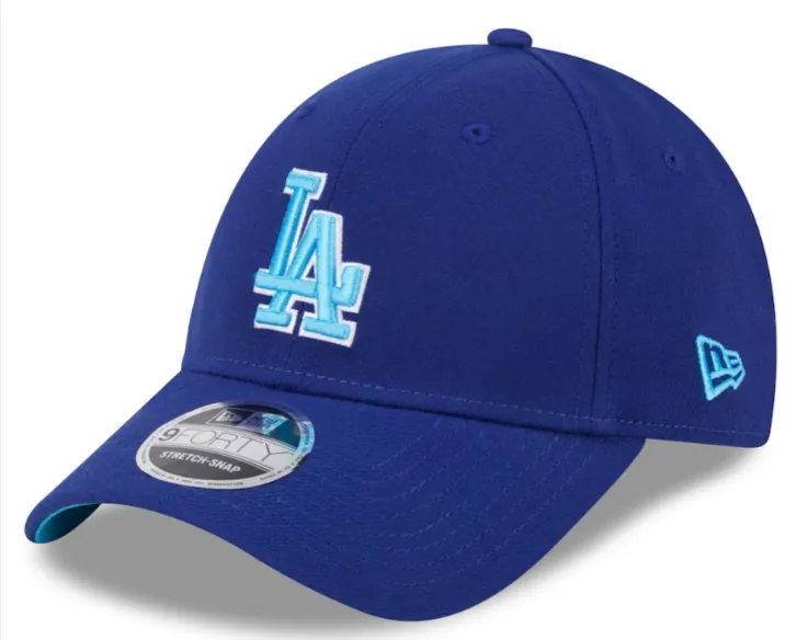 Los Angeles Dodgers Toddler Adjustable Snapback New Era 9Forty 2024 Father's Day Cap Hat