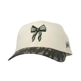 Mad Hatter Co. Bow Trucker Hat - Bottomland/Natural Otto - MHCBOW-1