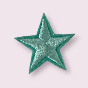 MINT STAR HAT PATCH
