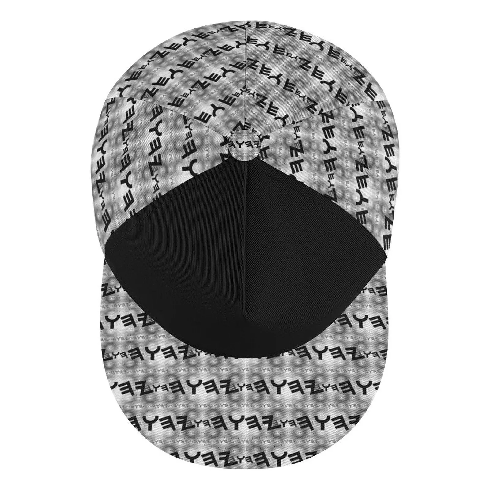 Most High God - Yahuah 01-01 Black Designer Flat Brim Baseball Cap