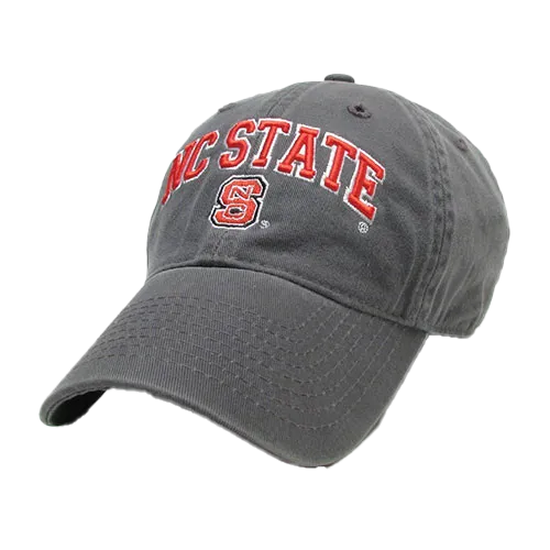 NC State Wolfpack Dark Grey Relaxed Twill Adjustable Hat