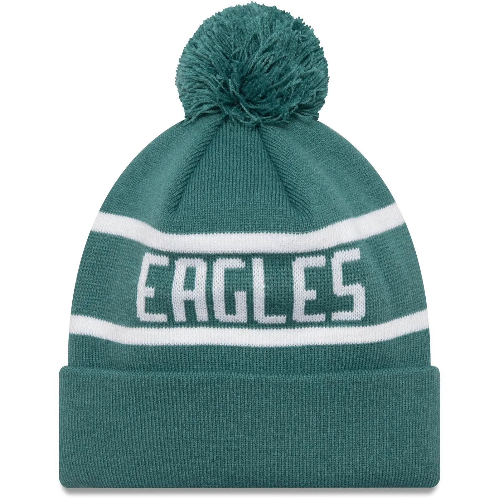 New Era Mens Philadelphia Eagles Bobble Hat - Dark Green