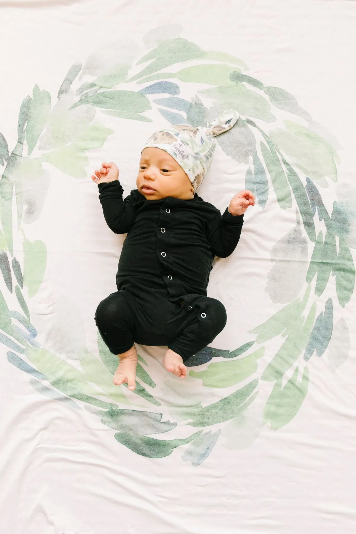 Newborn Top Knot Hat - Bear by Copper Pearl