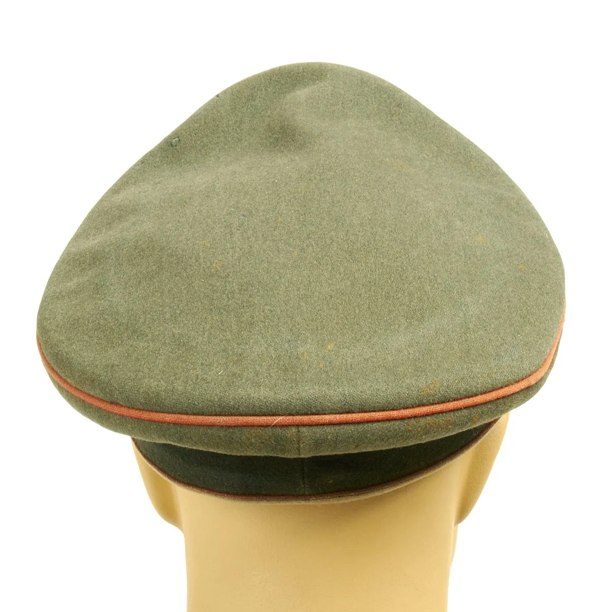 Original German WWII Heer Feldgendarmerie or Recruiting Officer Peak Visor Cap by EREL (Double Marked)