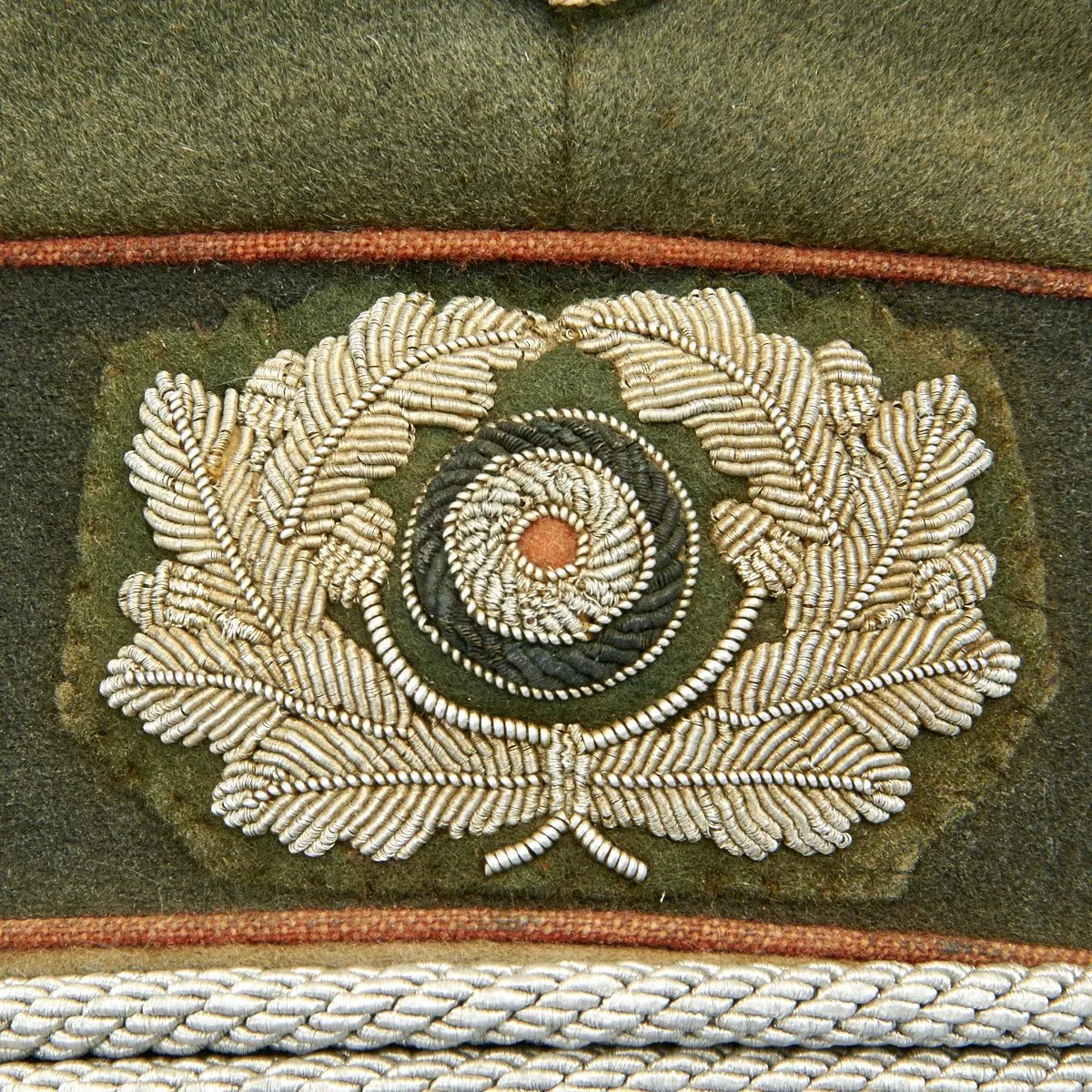 Original German WWII Heer Feldgendarmerie or Recruiting Officer Peak Visor Cap by EREL (Double Marked)