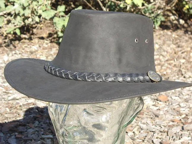 Outback Kangaroo Leather Hat K1001 K1004