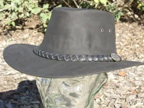 Outback Kangaroo Leather Hat K1001 K1004