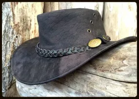 Outback Survival Gear Wellington Breeze Goat Hat H8201 Coffee