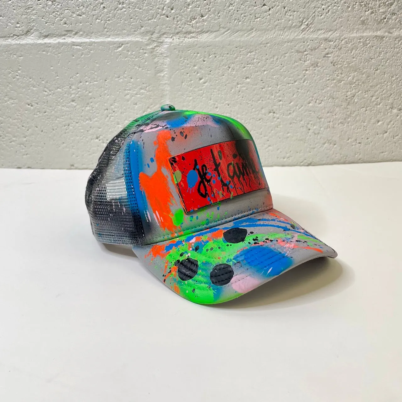 PARTCH Atelier Je t'aime Art Trucker Hat Gray