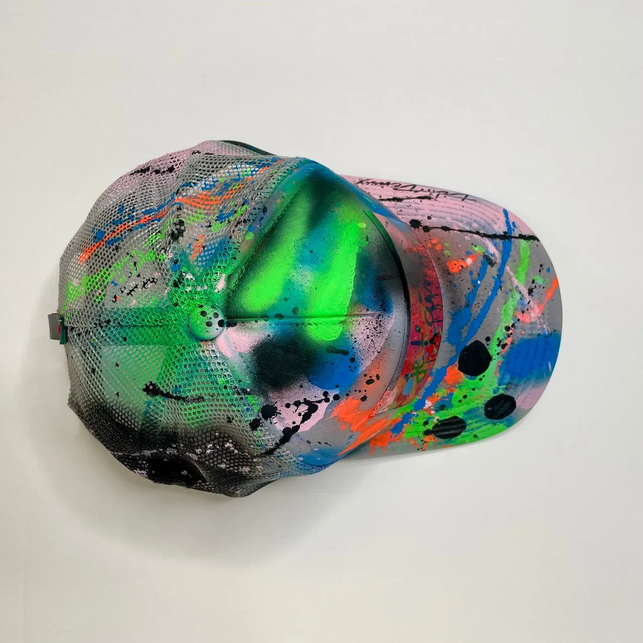 PARTCH Atelier Je t'aime Art Trucker Hat Gray