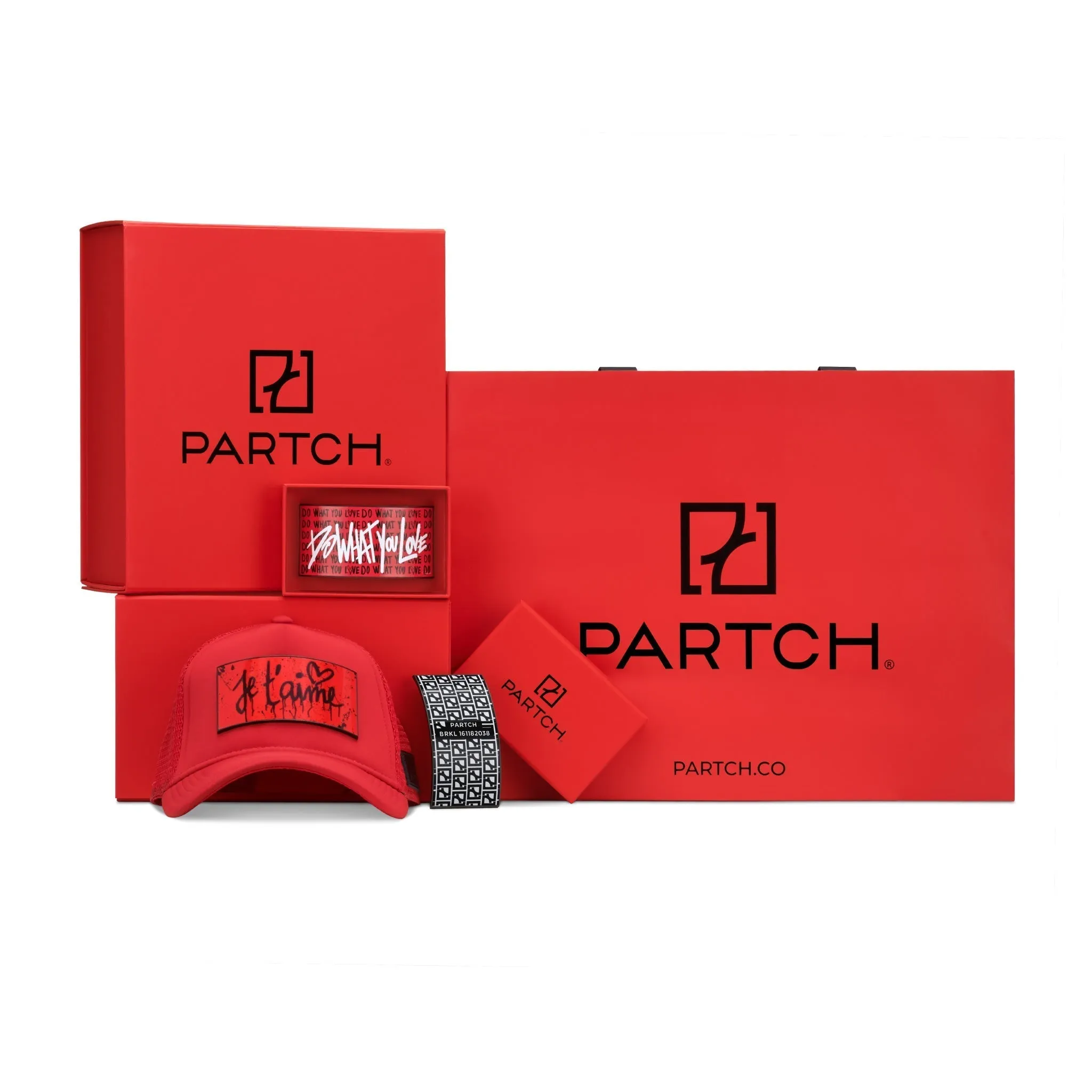 PARTCH Atelier Logomania Trucker Hat 5 panel