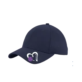 Pickleball Love (Purple) Customizable | Pickleball Hat | Moisture-Wicking 100% Polyester